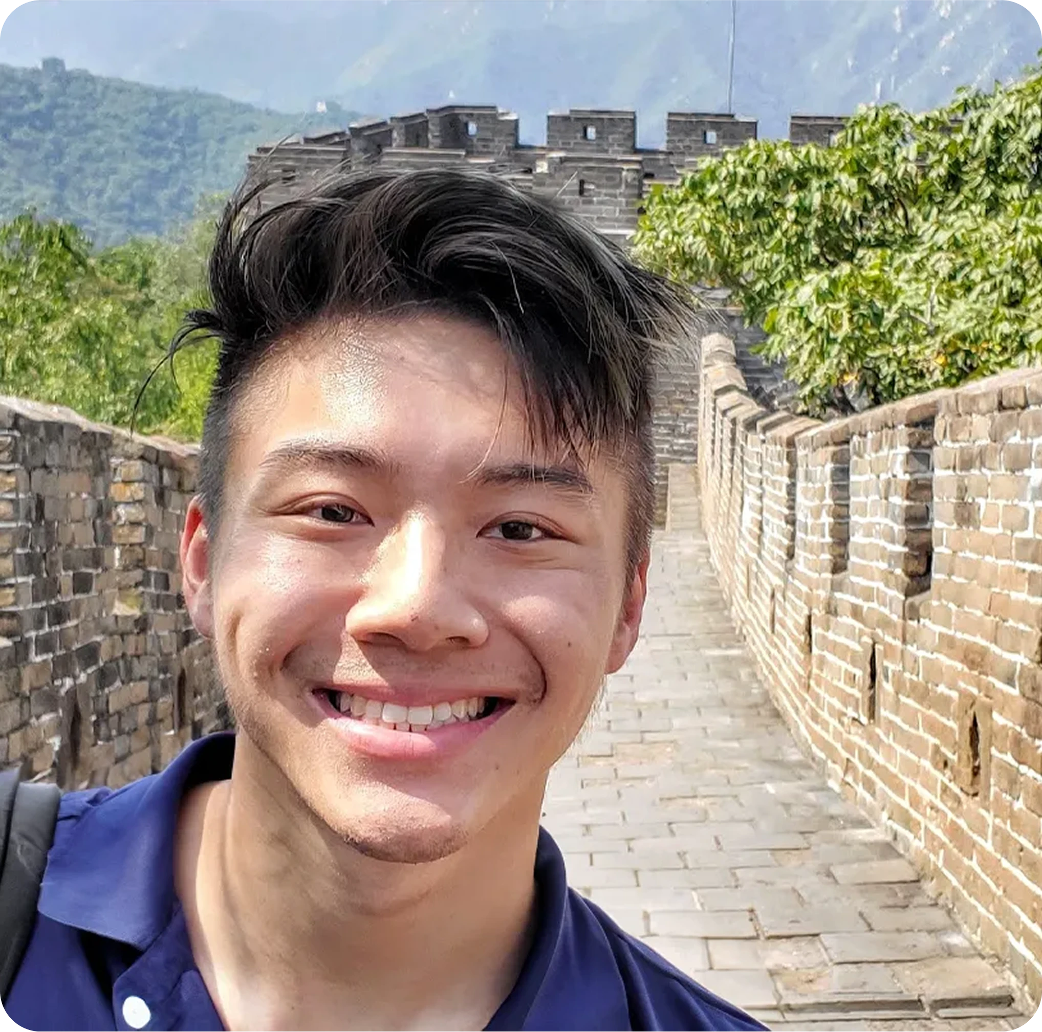 Sheldon Ho at the Great Wall
